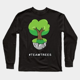 Cool #teamtrees Design Long Sleeve T-Shirt